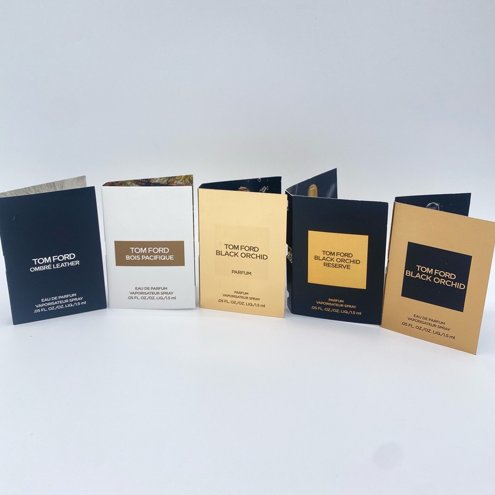 NEW 5 Men’s Tom Ford Travel Size Colognes -  1.5ml
Made in Switzerland Bundle